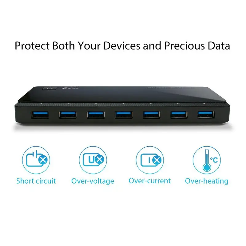 TP-Link USB 3.0 7 Port Hub with 2 Charging Ports