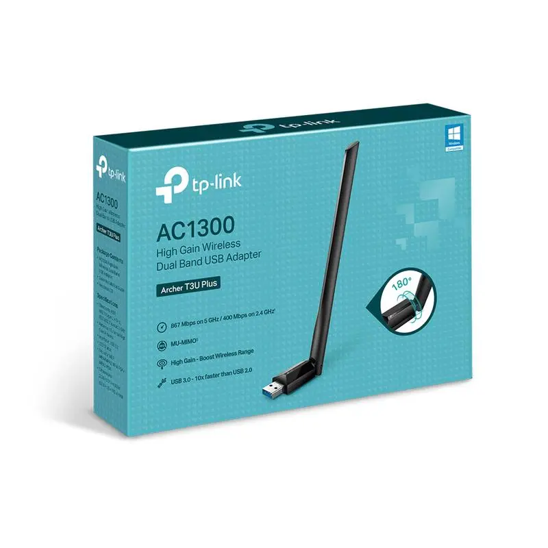 TP-Link AC1300 High Gain Dual Band USB Adapter