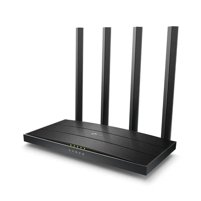 TP Link C80 AC1900 MU MIMO WiFi 4 Port Gigabit Ethernet Router Black