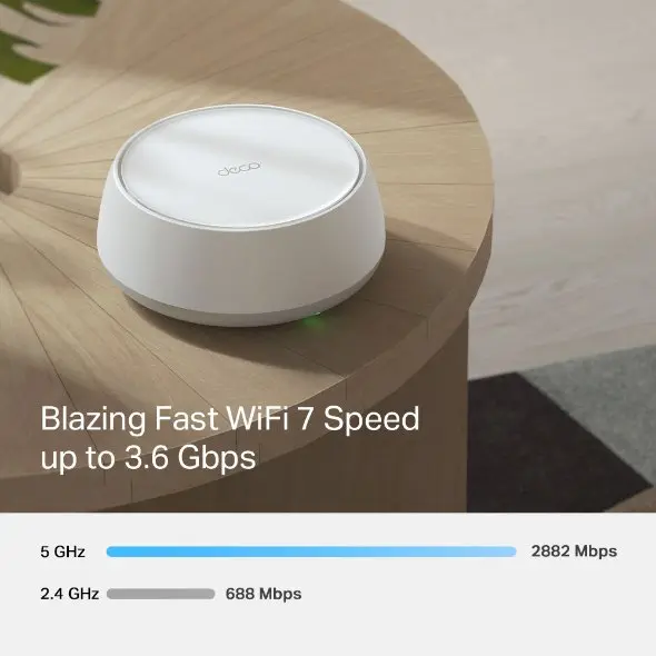 TP-Link BE3600 Whole Home Mesh Wi-Fi 7 System