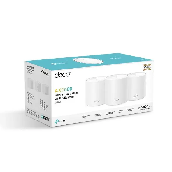 TP-Link AX1500 Whole Home Mesh Wi-Fi 6 System 3 Pack