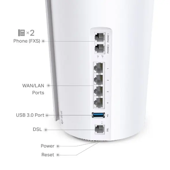 TP-Link AX5400 VDSL Whole Home Mesh Wi-Fi 6 Unit 1 Pack