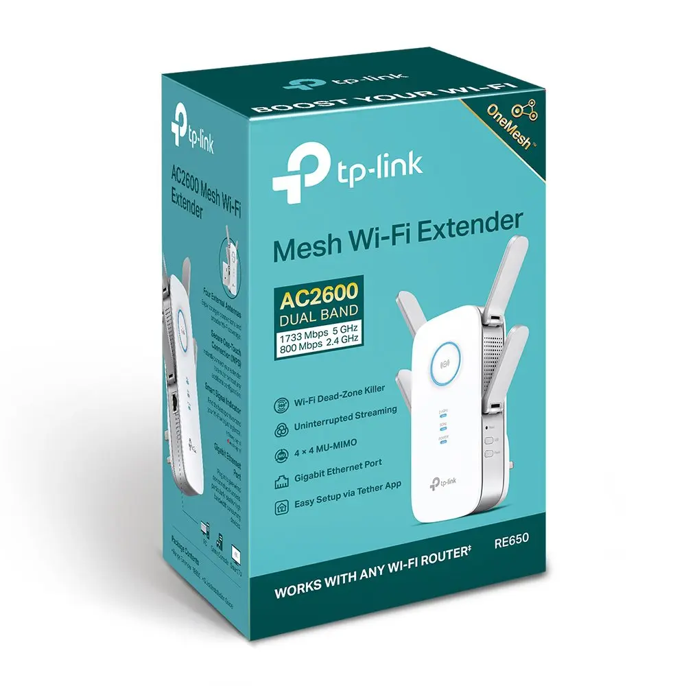 TP-Link RE650 AC2600 Dual Band WiFi Range Extender