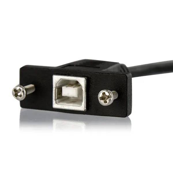 StarTech.com 1 ft Panel Mount USB B to B Cable