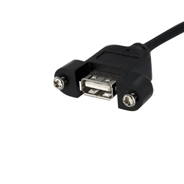 StarTech.com 1 ft Panel Mount USB Cable