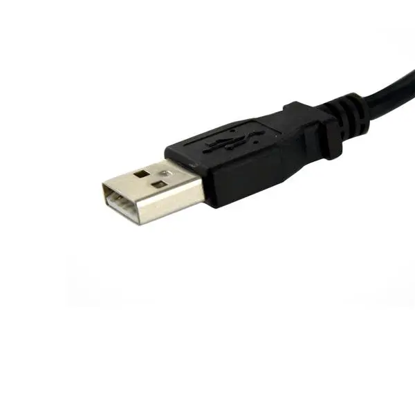 StarTech.com 3 ft Panel Mount USB Cable A to A