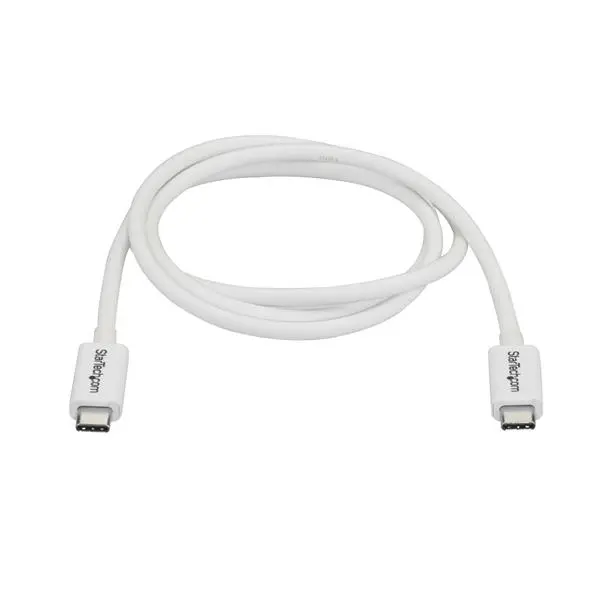 StarTech.com 1m Thunderbolt 3 Cable 20Gbps White