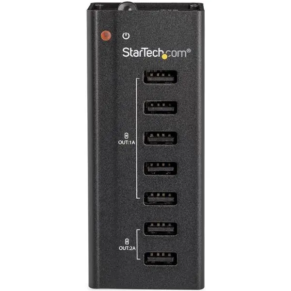 StarTech.com 7 Port USB Charging Station 5x1A 2x2A