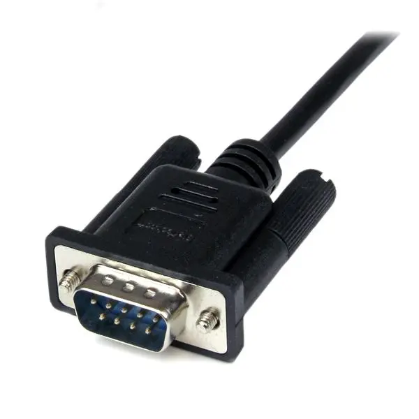 StarTech.com 2m DB9 RS232 Serial Null Modem Cable FM