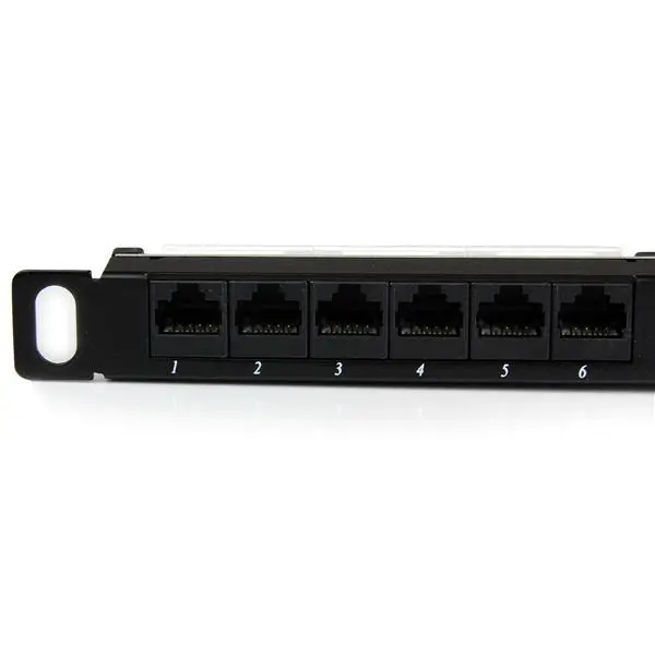 StarTech.com 24 Port 0.5U RM Cat5e 110 Patch Panel