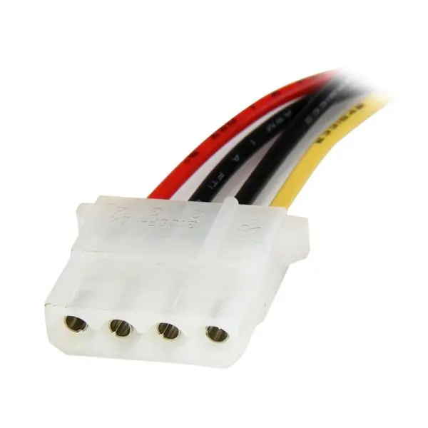 StarTech.com 12in SATA to Molex LP4 Power Adapter