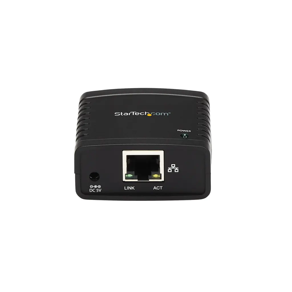 StarTech.com 10/100Mbps Ethernet to USB 2.0 Network LPR Print Server