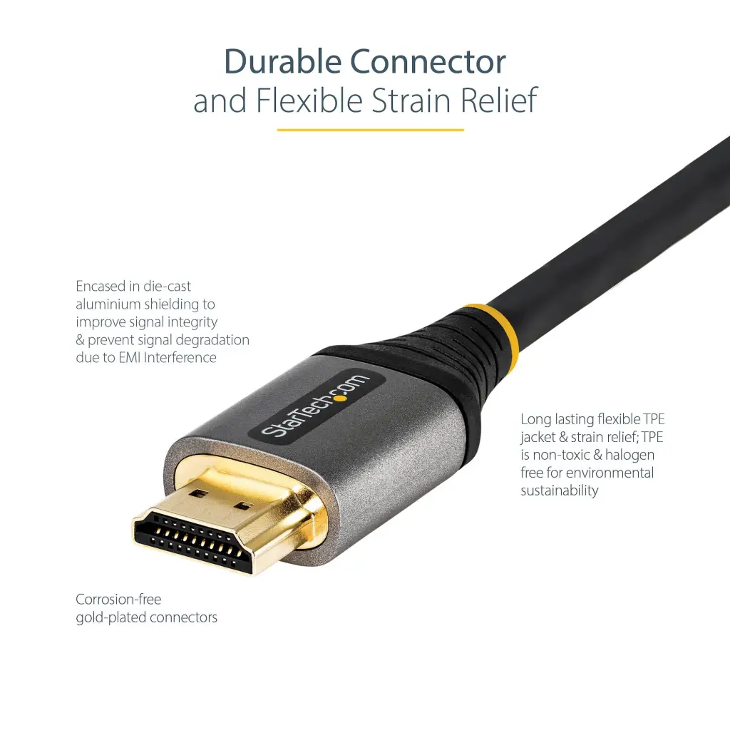 StarTech.com 13ft 4m Certified HDMI 2.0 Cable 4K 60Hz