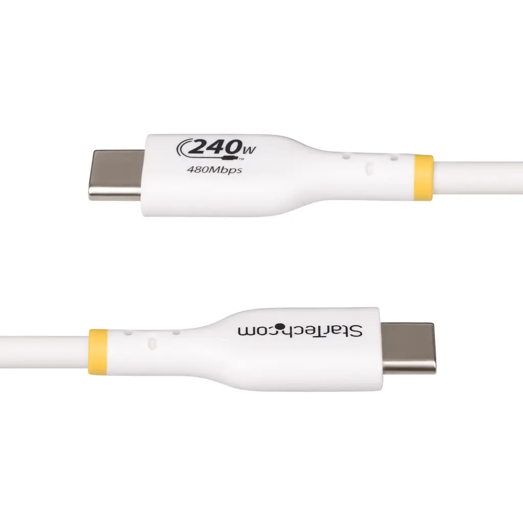 StarTech.com 4m USB-C 240W PD EPR White Charging Cable