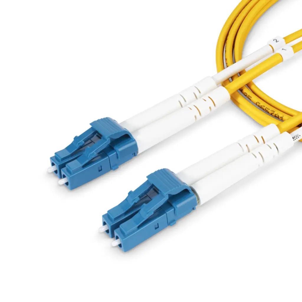 StarTech.com 15m Single Mode OS2 LC LC Duplex LSOH Fibre Optic Patch Cable