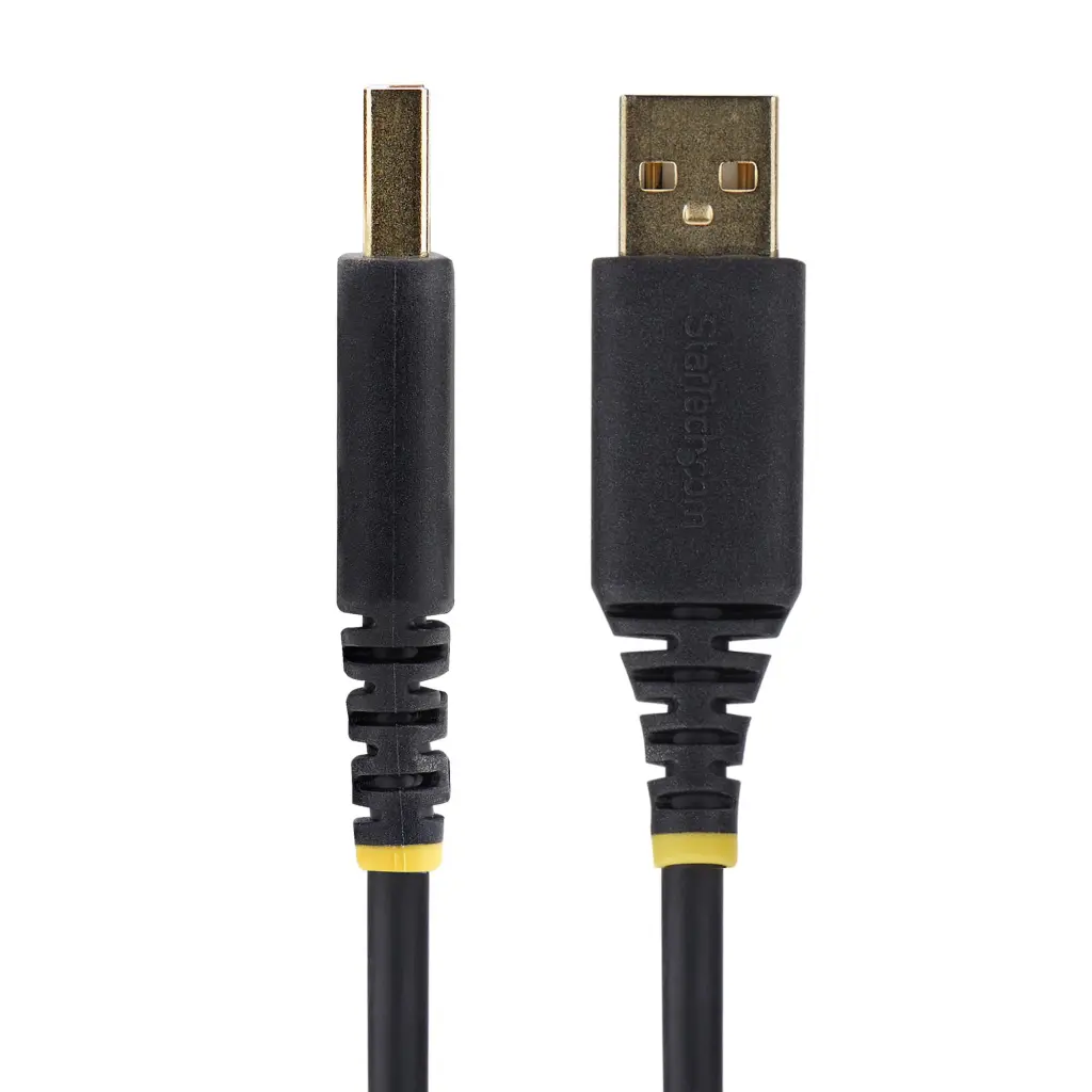 StarTech.com 3m USB to Null Modem Black Serial Adapter Cable