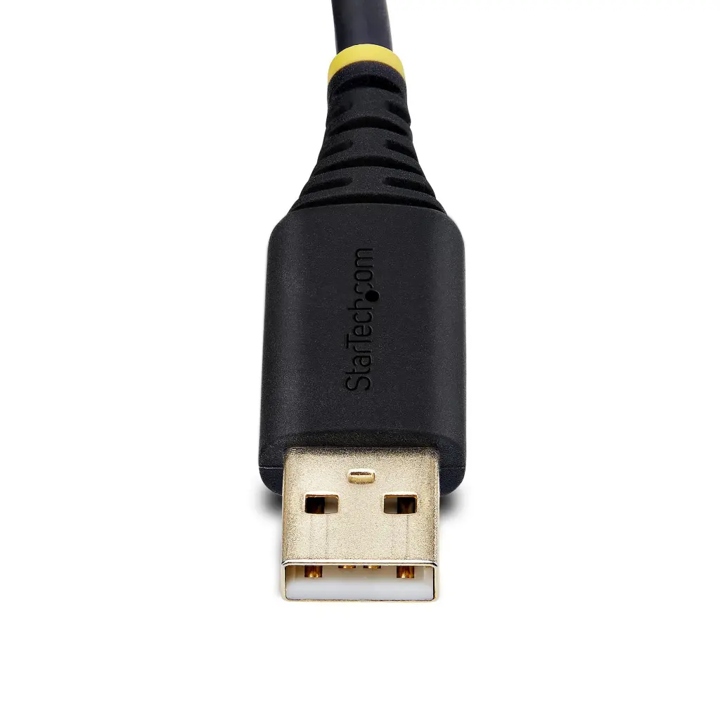 StarTech.com 3m USB to Null Modem Black Serial Adapter Cable