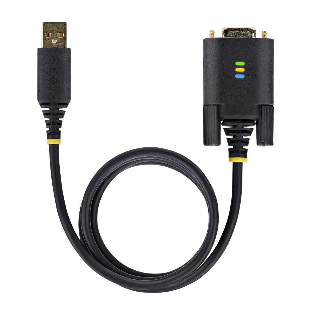 StarTech.com 3m USB to Serial Adapter Cable Black