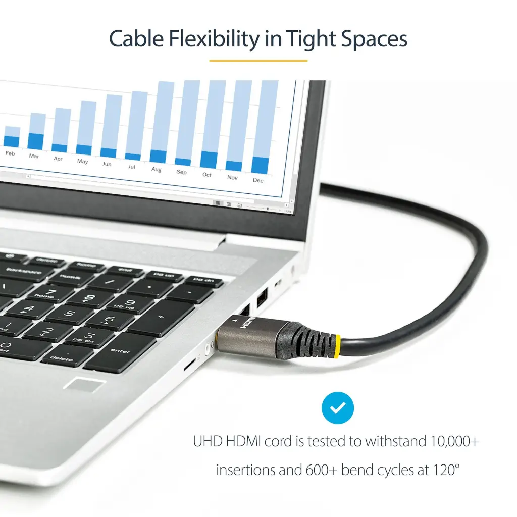 StarTech.com 1m Premium Certified 4K 60Hz HDMI 2.0 Cable