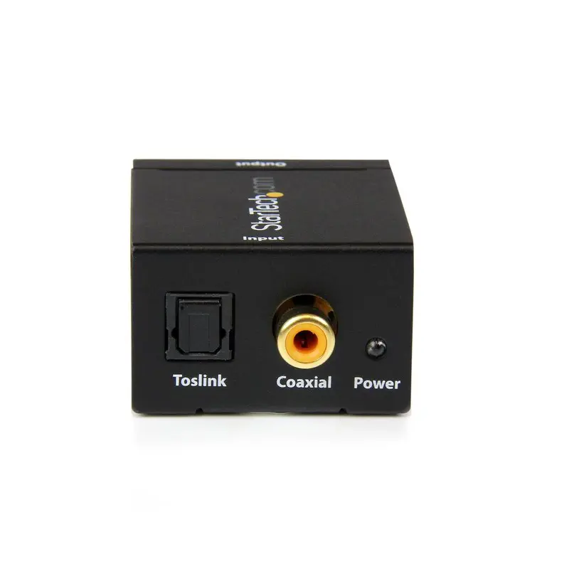 StarTech.com SPDIF Digital Coaxial or Toslink Optical to Stereo RCA Audio Converter