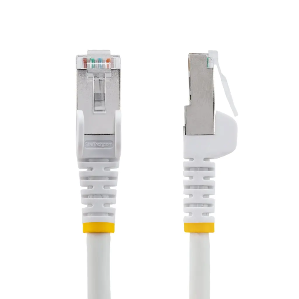 StarTech.com 2m CAT6a Snagless RJ45 Ethernet White Cable with Strain Reliefs