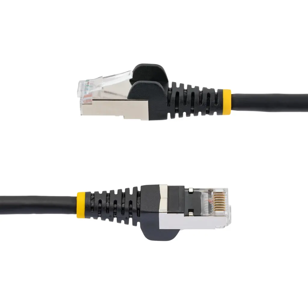 StarTech.com 7m CAT6a Snagless RJ45 Ethernet Black Cable with Strain Reliefs