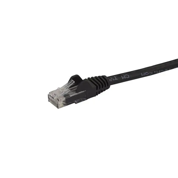 StarTech.com 1m Black Gigabit Snagless RJ45 UTP Cat6 Patch Cable