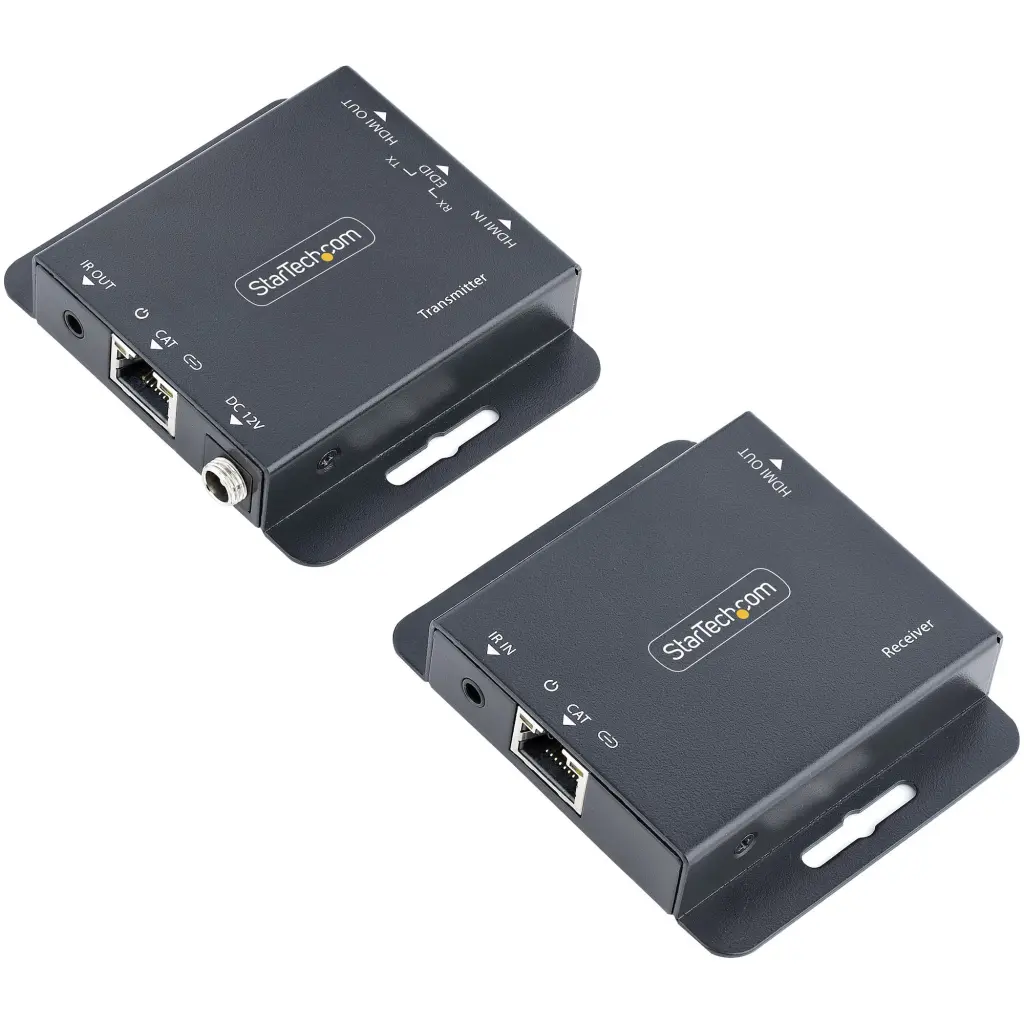 StarTech.com HDMI Extender Over CAT5 CAT6 4K 30Hz 130ft or 1080p 230ft Video Extender