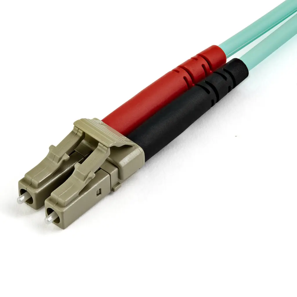 StarTech.com 15m LC UPC to LC UPC OM4 Multimode Fibre Optic Cable