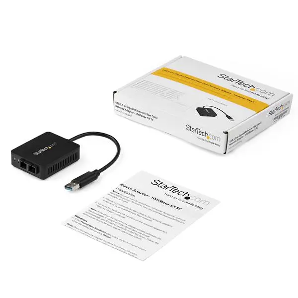 StarTech.com USB 3.0 to Fiber Optic Converter - 1000Base-SX SC