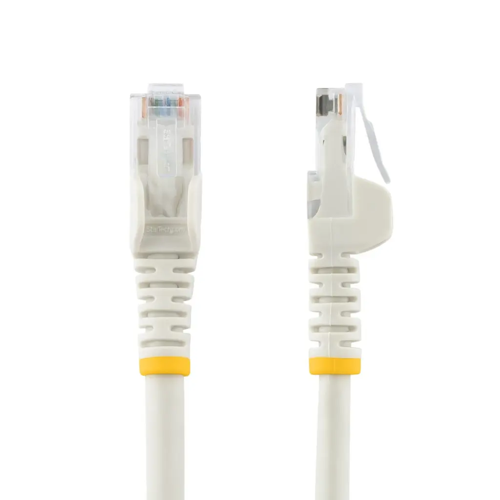 StarTech.com 50ft CAT6 Gigabit Ethernet RJ45 UTP Patch Cable White ETL Verified