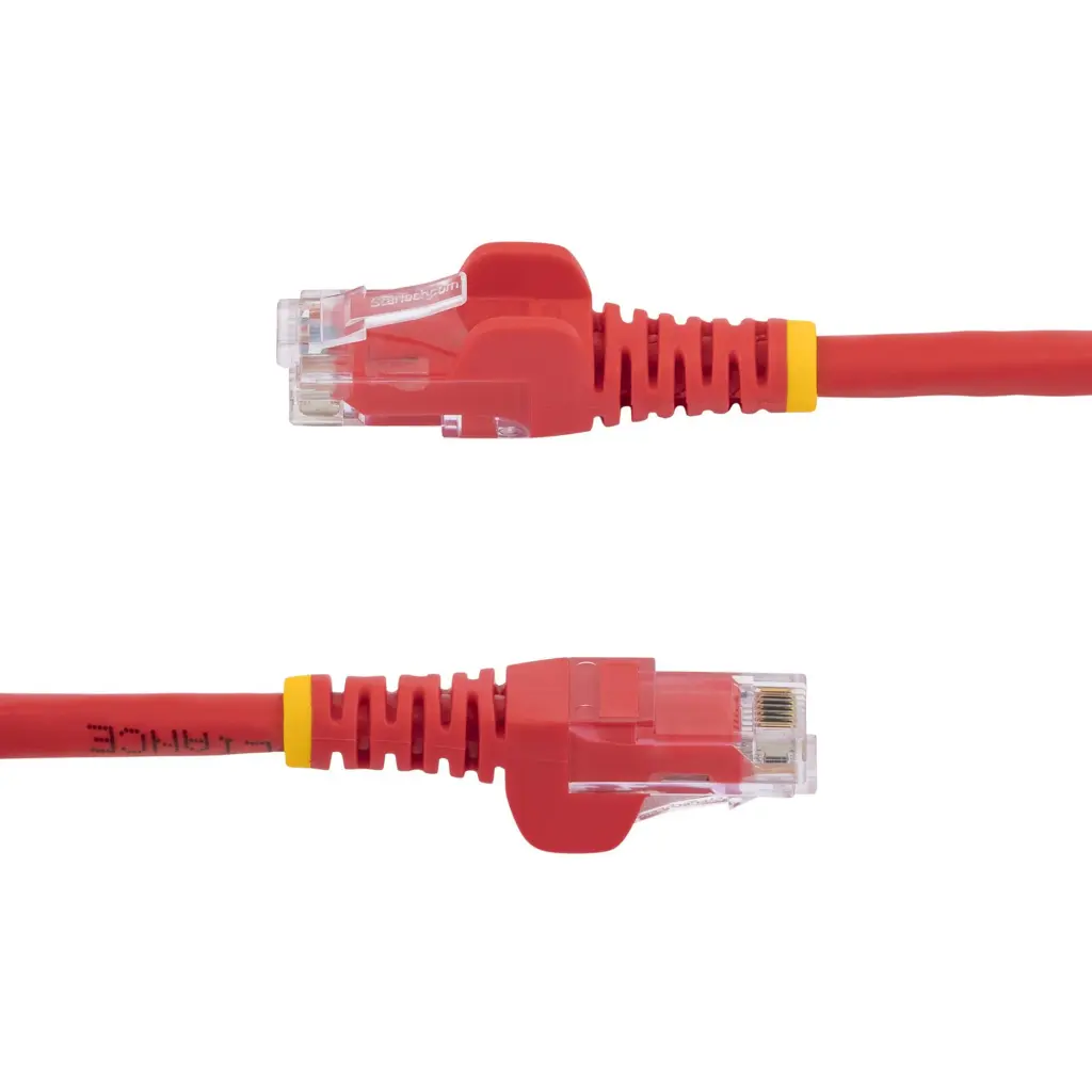 StarTech.com 100ft CAT6 UTP Red Snagless Gigabit Ethernet Cable ETL Verified