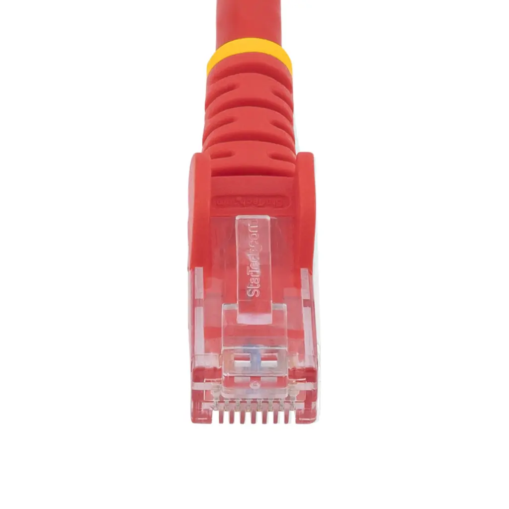 StarTech.com 100ft CAT6 UTP Red Snagless Gigabit Ethernet Cable ETL Verified