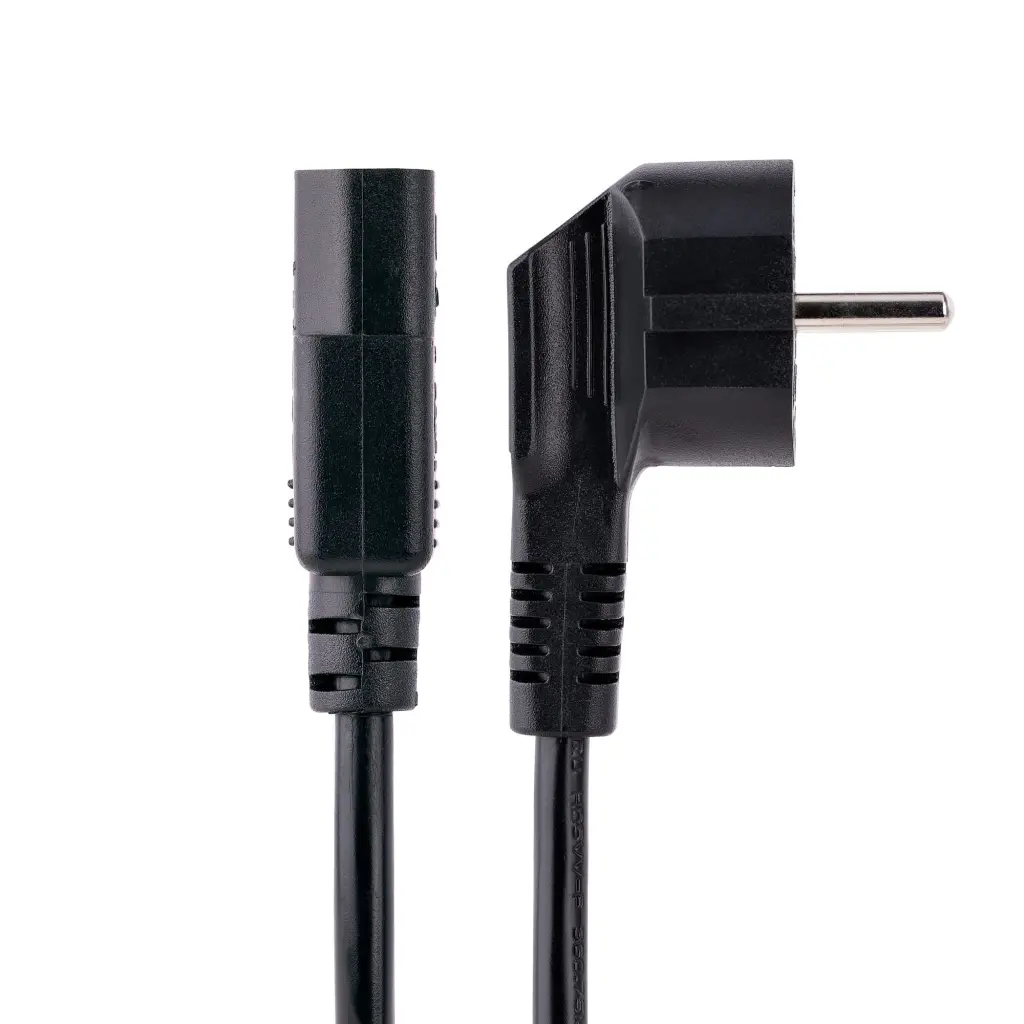 StarTech.com 1m EU Schuko to C13 Black Power Cable