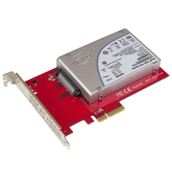 StarTech.com U.2 to PCIe Adapter 2.5 U.2 NVMe SSD