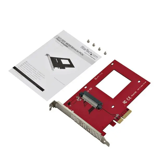 StarTech.com U.2 to PCIe Adapter 2.5 U.2 NVMe SSD