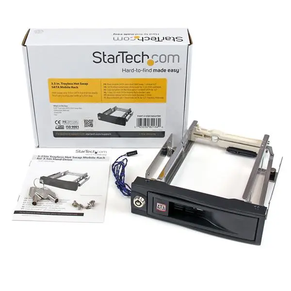 StarTech.com 5.25in Trayless Mobile Rack for 3.5in HD