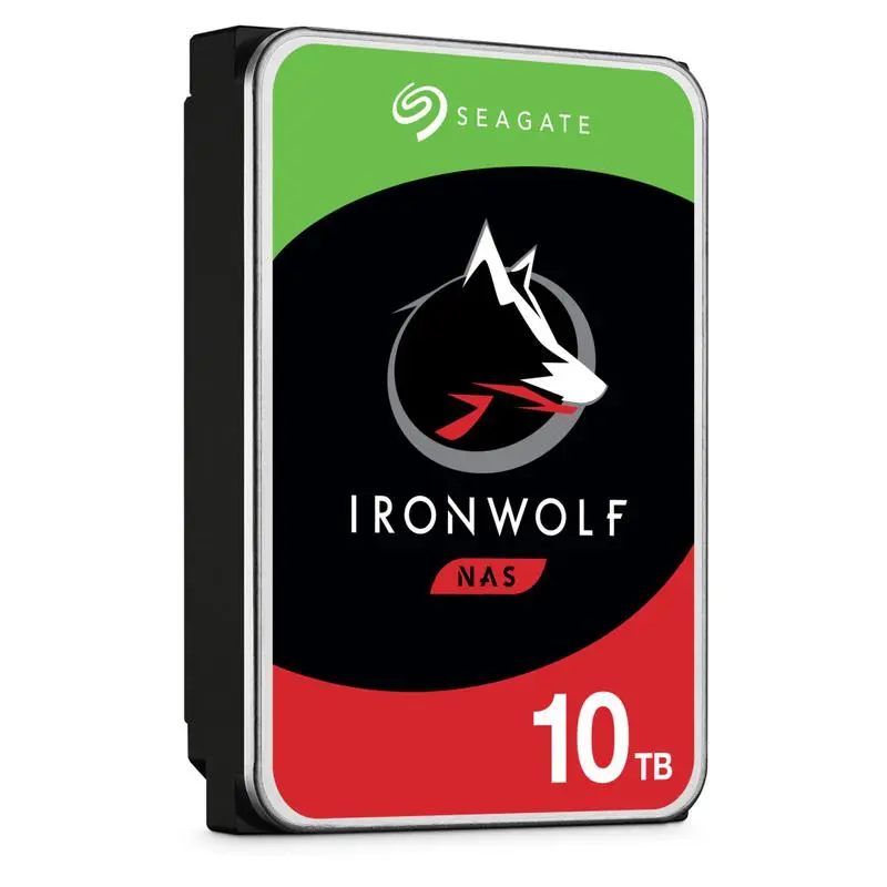 Seagate 10TB Ironwolf 7200 RPM SATA 6Gbs 3.5 Inch Internal NAS Hard Disk Drive