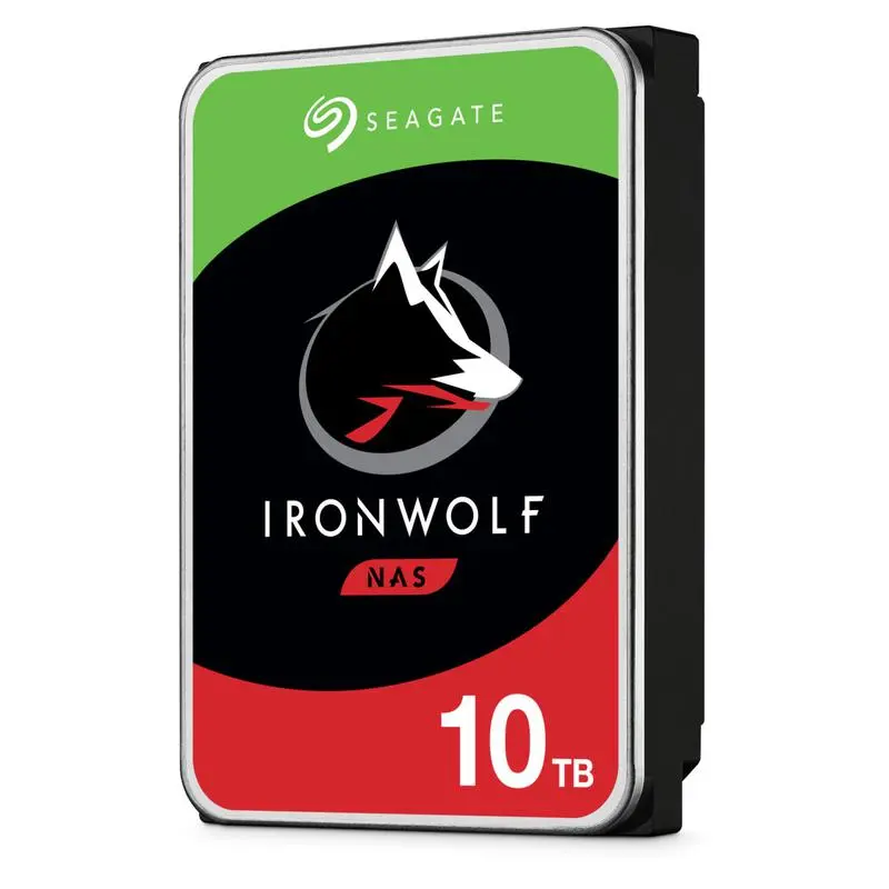 Seagate 10TB Ironwolf 7200 RPM SATA 6Gbs 3.5 Inch Internal NAS Hard Disk Drive