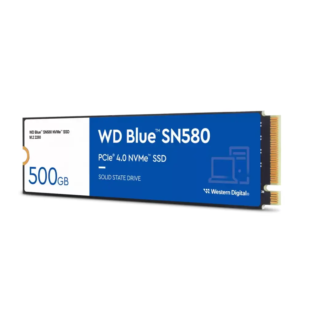 Western Digital Blue SN580 500GB M.2 PCI Express 4.0 TLC NVMe Internal Solid State Drive