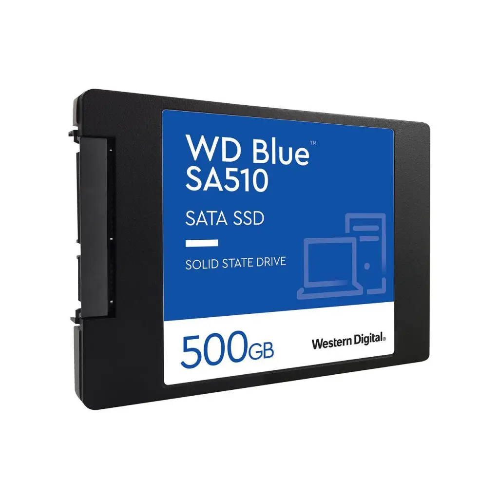 Western Digital Blue SA510 500GB SATA 6Gbs 2.5 Inch V3 560Mbs Read Speed 510Mbs Write Speed Internal Solid State Drive