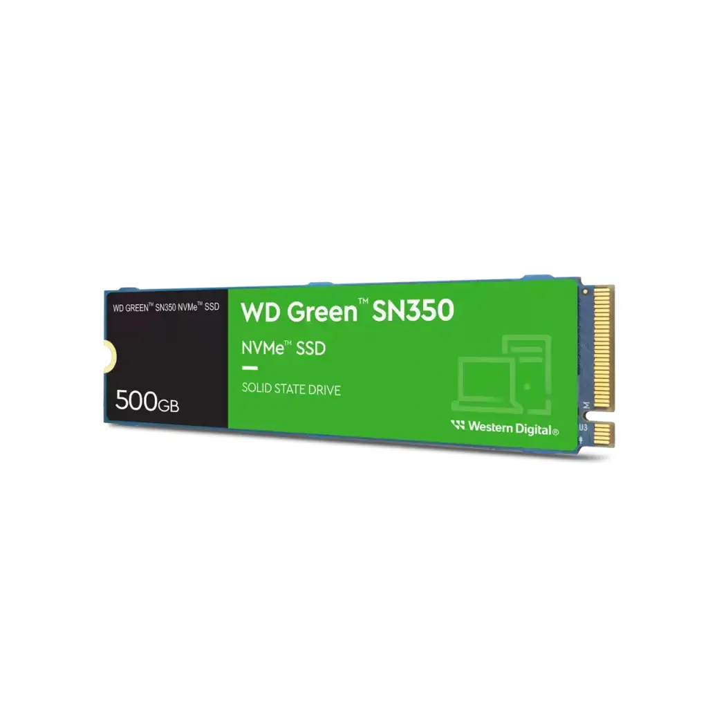 Western Digital Green SN350 M.2 500GB PCI Express 3.0 TLC NVMe Internal Solid State Drive