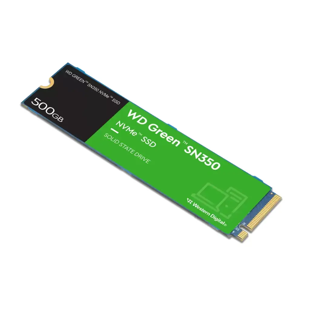 Western Digital Green SN350 M.2 500GB PCI Express 3.0 TLC NVMe Internal Solid State Drive