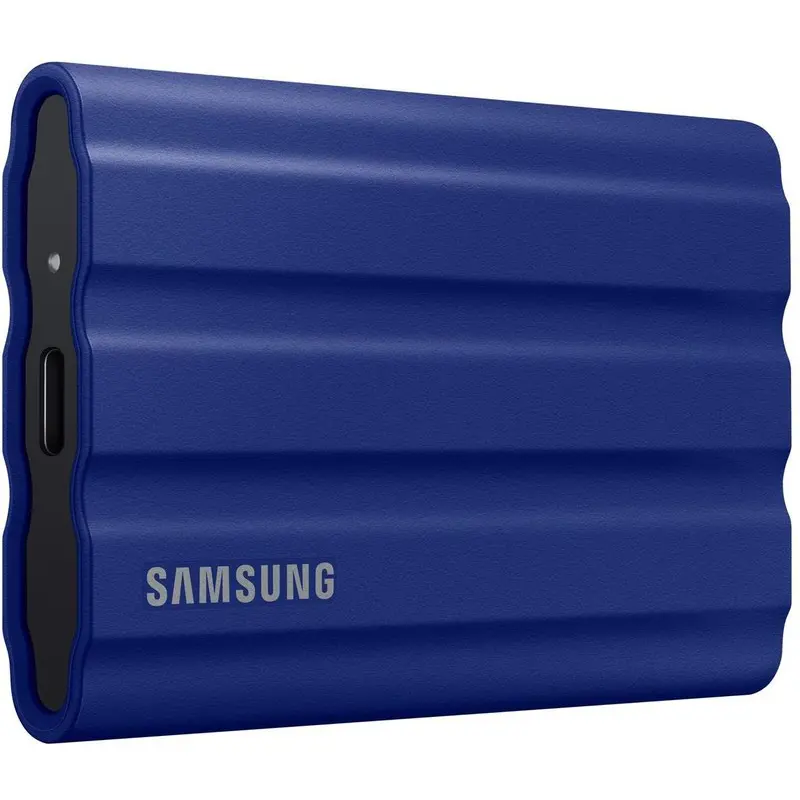 Samsung 1TB Shield USB C 1050Mbs Read Speed 1000Mbs Write Speed Portable Blue External Solid State Drive