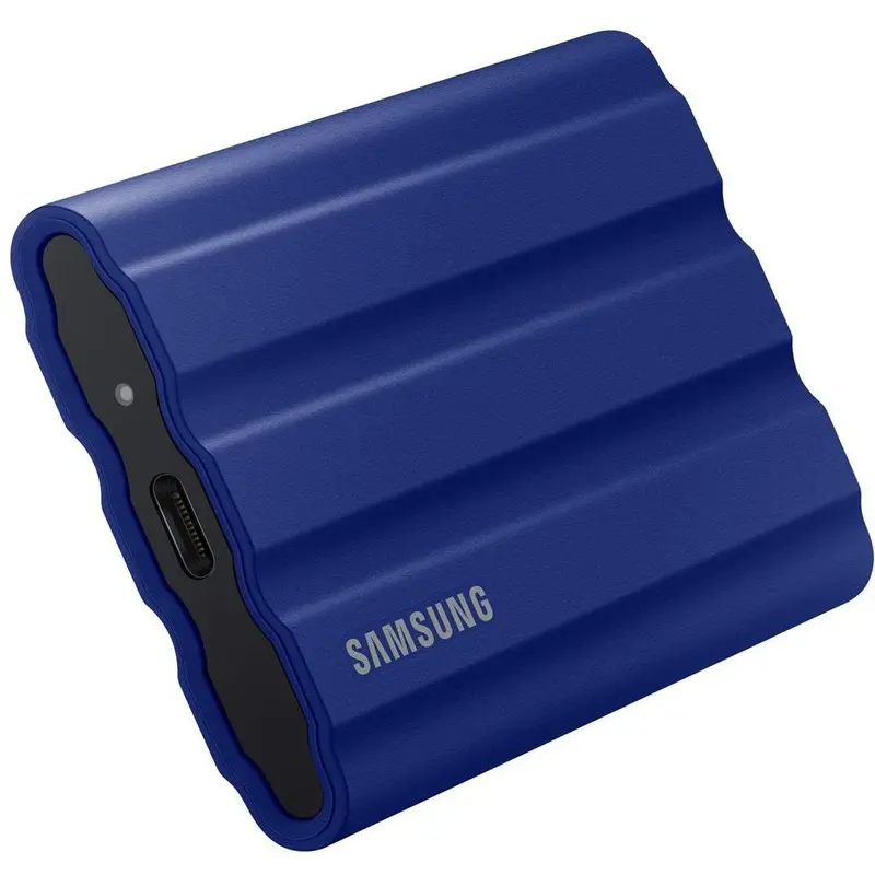 Samsung 1TB Shield USB C 1050Mbs Read Speed 1000Mbs Write Speed Portable Blue External Solid State Drive