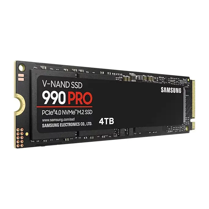 Samsung 990 PRO 4TB M.2 PCI Express 4.0 V-NAND MLC NVMe Internal Solid State Drive