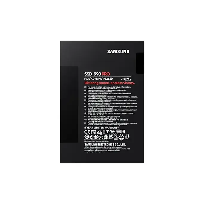 Samsung 990 PRO 4TB M.2 PCI Express 4.0 V-NAND MLC NVMe Internal Solid State Drive