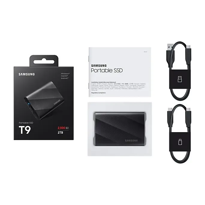 Samsung T9 2TB USB-C Portable External Solid State Drive