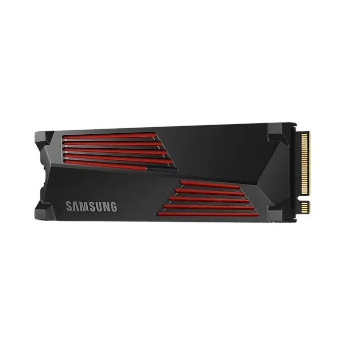 Samsung MZ-V9P2T0 990 PRO 2TB PCI Express 4.0 V-NAND MLC NVMe Internal Solid State Drive with Heatsink