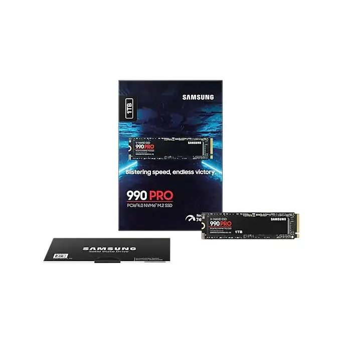 Samsung 990 PRO 1TB PCI Express 4.0 V-NAND MLC NVMe Internal Solid State Drive